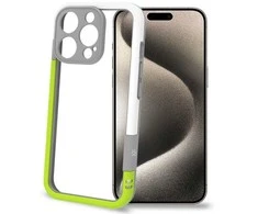 Dėklas Celly Bumper iPhone 16 Pro Vit/Limegrön