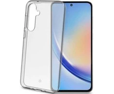 Dėklas CELLY gelinės odos galinis dangtelisSamsung Galaxy A55 5G, skaidrus