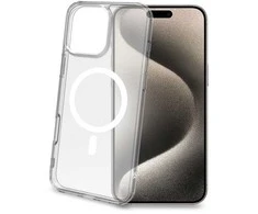 Celly „Gelskinmag TPU“ dėklas, suderinamas su „MagSafe“, iPhone 16 Pro Max, skaidrus