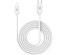 Celly USBLIGHTC2MWH, 2 m, Lightning, USB C, Male, Male, Baltas