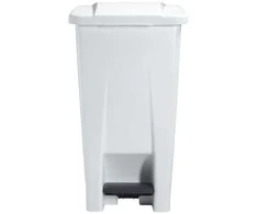 Atliekų konteineris „Rossignol“, 60 l, su pedalu, baltas
