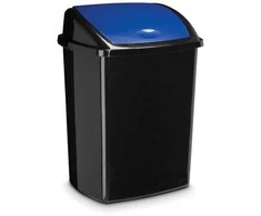 Šiukšliadėžė Rossignol, su atlenkiamu dangčiu, 50 l