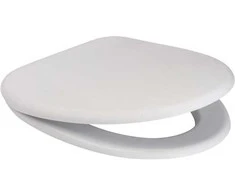 Cersanit Tualeto dangtis Scandi, kietas plastikas, baltas