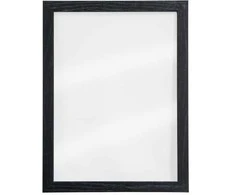 Plakatas Kreidinė lenta Woody Securit su stikliniu juodu rėmeliu 40x30cm