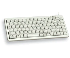 CHERRY Compact klaviatūra, Combo (USB + PS/2), PL, su laidu, USB + PS/2, QWERTY, Pilkas