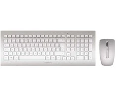 Klaviatūra Cherry Desktop DW 8000 [FR] Wireless sidabrinis/baltas
