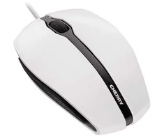 CHERRY GENTIX CORDED Pelė, Pale Pilkas, USB, Ambidextrous, Optinė, USB Type-A, 1000 DPI, Juodas, Pilkas