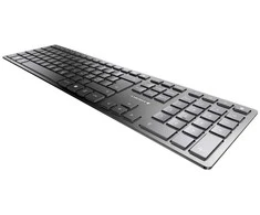 Cherry CHERRY KW 9100 SLIM klaviatūra RF belaidė + Bluetooth QWERTY Scandinavia Juodas