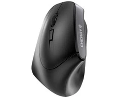 CHERRY MW 4500 LEFT Belaidė 45 laipsnių pelė, Juoda, USB, Kairiarankiams, Optinė, RF Belaidė, 1200 DPI, Juoda, Pilka