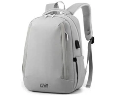 Chill Innovation „Chill Drop“ 15 colių itin lengva kompiuterio krepšys / kuprinė, šviesiai pilka