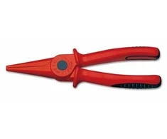 Cimco 100790, Replės apvaliais galais, 8 cm, Plastikas, Plastikas, Raudona, 200 mm