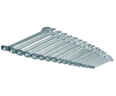Cimco 11 2500, 6,7,8,9,10,11,12,13,14,15,16,17,18,19,20,21,22 mm, Chromas, Chromo-vanadžio plienas, Chromas, Blizgus, 17 vnt.