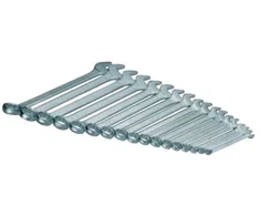 Cimco 11 2500, 6,7,8,9,10,11,12,13,14,15,16,17,18,19,20,21,22 mm, Chromas, Chromo-vanadžio plienas, Chromas, Blizgus, 17 vnt.