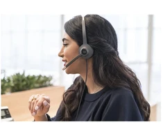 Cisco Ausinės 532, su laidu Dual Ant ausų uždedamos Quick Disconnect Ausinės with RJ-9 Cable, Charcoal, 2-Year Limited Liability Garantija (CP-HS-W-532-RJ=), su laidu, Office/Call center, 50 - 18000 Hz, 103.2 g, Ausinės, Juodas, Pilkas