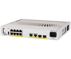 Šakotuvas Cisco CATALYST 9000 COMPACT SWITCH 8 - PORT POE+ 240W ESSENTIALS