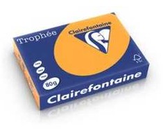 Clairefontaine, A4, kopijavimo popierius, 80 g, mandarinų k., 500 lapų