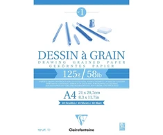 Clairefontaine 3329680966848, Meno popieriaus bloknotas, 125 g/m², 20 lapų