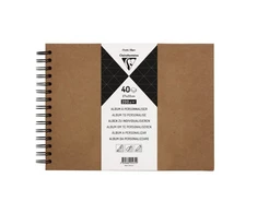 Clairefontaine 95431C, Ruda, 40 lapų, Spiralinis įrišimas, Ruda, 305 mm, 213 mm