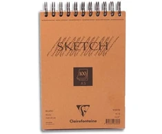 Clairefontaine Clairefontaine 96606C, oranžinė, A5, 100 lapų, 90 g/m², suaugusiems