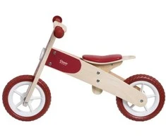 ClassicWorld „Classic World“ medinis balansinis dviratis / balansinis dviratis su reguliuojama sėdyne