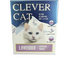 Kraikas dla kota Clever Cat żwirek dla kota levanda 10 L