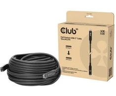 Kabelis USB Club 3D USB-C - USB-C 15 m Juodas (CAC-2580)