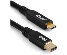 Kabelis Club 3D Club3D Kabelis USB Typ C MiniDP 2.1 2m 8K30Hz St/St mažmeninė prekyba