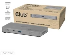 Stacja/replikator Club 3D CLUB3D CSV-2563 huby i koncentratory