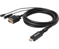 Kabelis Club 3D HDMI - D-Sub (VGA) 2m juoda (CAC-1712)