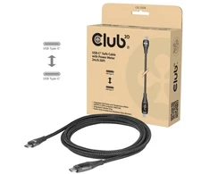 Kabelis USB Club 3D CLUB3D kabelis USB 2 m USB C 0 Gbit/s 240 W Juodas (CAC-2508)