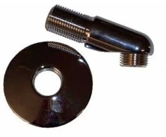 Cma Armatur As CMA dušo rankena su rozete 1/2 - chromuota, išsikišimas nuo sienos 60 mm, 25°, rozetės ø 70 mm