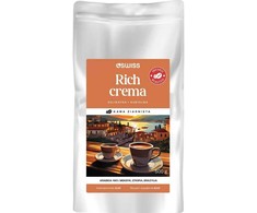 4Swiss Rich Crema šviežiai skrudintos kavos pupelės 500g