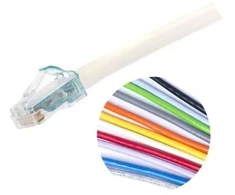 COMMSCOPE 6A kategorijos U/UTP jungiamasis kabelis, Mino6A plonas, 4,95 mm skersmens, ilgis: 5,1 m, spalva: balta su LSZH apvalkalu