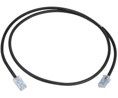 COMMSCOPE Cat 6A patch cable U/UTP Mino6A slim 4.95mm diameter, length 50 ft (15.24m), dark pilkas LSZH jacket