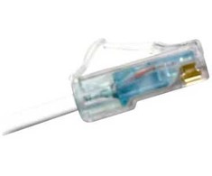 COMMSCOPE 6A kategorijos U/UTP jungiamasis kabelis, Mino6A plonas, 4,95 mm skersmens, 3 m ilgio, balta spalva su LSZH apvalkalu.