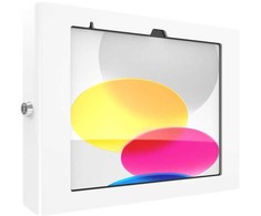 Dėklas na tablet Compulocks Compulocks Apex - Gehause - fur Tablett - verriegelbar - Metallrahmen - baltas - Wandmontage - fur Apple iPad A16 Wi-Fi, A16 Wi-Fi + Cellular