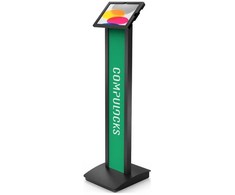 Compulocks stovas Compulocks iPad 10.9'' 10th Gen Swell Enclosure Brandable Floor Stand Juodas, 27,7 cm (10.9''), Apple, iPad (10th gen.) 2022, A2757, A2777, 27,7 cm (10.9''), Juodas, Aliuminis, Plienas