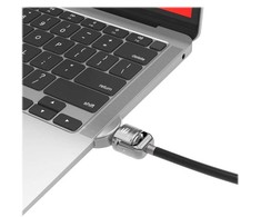 Green Cell Žalias Cell Linka zabezpieczająca Žalias Cell Compulocks MacBook Air 2019-2022 Lock Adapteris Su raktu užraktu - Sicherheitskabelschloss - Sidabrinė - kailis MacBook Air 13,3"