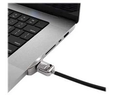 Linka zabezpieczająca Compulocks Compulocks Ledge Lock Adapteris, skirtas MacBook Pro 14" M1, M2 ir M3 - saugos spynos adapteris - su užrakto cilindru - skirtas Apple MacBook Pro 14,2 colio (M1, M2, M3)