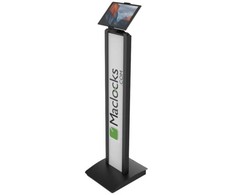 Compulocks Group „Compulocks“ universalus planšetinio kompiuterio lipdukas, firminis grindų stovas, juodas, Juoda, Planšetinis kompiuteris, Multimedijos stovas, 0,907 kg, 33 cm (13"), 100 x 100 mm
