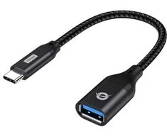 Adapteris USB Conceptronic CONCEPTRONIC Adapteris USB-C -> USB-A 3.0 OTG 10Gb/s juodas