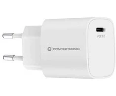 Įkroviklis Conceptronic Ladegerät 1Port 20W, 1xUSB-C Desk PD ws