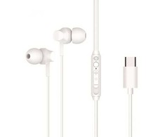 Ausinės Conceptronic BRENDAN03W ausinės/komplektas słuchawkowy su laidu Douszny Połączenia/muzyka USB Type-C Baltas