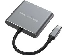 Adapteris AV Conceptronic CONCEPTRONIC Dock USB-C->HDMI,USB3.0,PD 0.25m gr