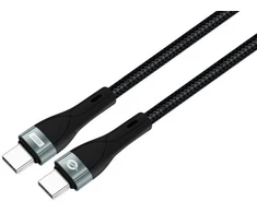 Conceptronic ETTA01B12 USB C-C PD 3.0 100W greito įkrovimo kabelis 1,2 m, 20 V 5 A, 480 Mbps, E-Mark, 1,2 m, USB C, USB C, USB 2.0, 0,48 Gbit/s, juodas