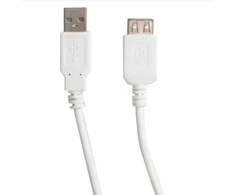 Connectech Beslagmbler „Connectech“ USB 2.0 prailginimo laidas. 1,8 m. Baltas