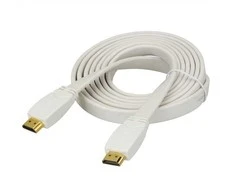 Connectech Beslagmbler „Connectech“ itin plokščias HDMI kabelis, 1,5 m, šviesiai pilkas