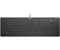 Contour „Design Active Key AK-C8112-U1-B“, viso dydžio (100 %), laidinis, USB, žirklinio mygtuko jungiklis, baltas