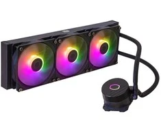 Cooler Master MasterLiquid 360L Core ARGB Baltas, Skysčio aušinimo komplektas, 12 cm, 650 aps./min., 1750 aps./min., Balta