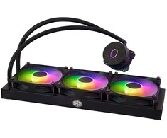 Cooler Master MasterLiquid 360L Core ARGB Baltas, Skysčio aušinimo komplektas, 12 cm, 650 aps./min., 1750 aps./min., Balta
